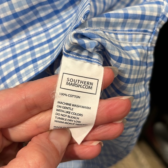 Southern Marsh wrinkle free long sleeve button down - Picture 6 of 6